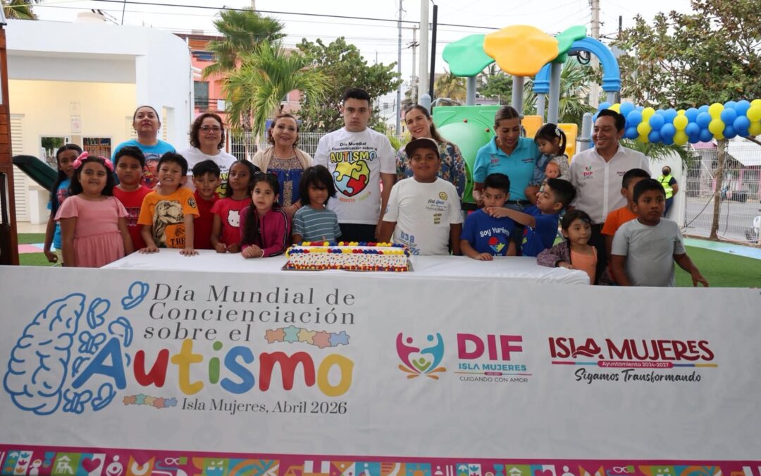 DIF Isla Mujeres realiza convivencia para promover la concienciación sobre el autismo