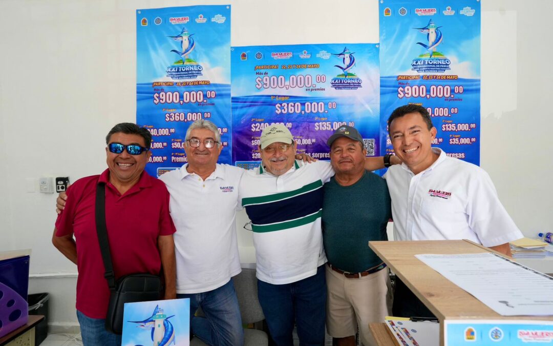 Continúan abiertas las inscripciones para el Torneo Internacional de Pesca “Cosme Alberto Martínez Magaña”