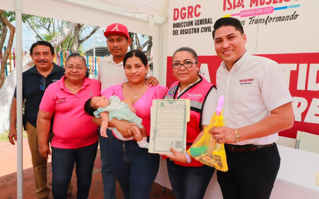 Gobierno Municipal acerca el derecho a la identidad a niñas, niños y juventudes isleñas con el programa “Mi Identidad, Mi Primer Derecho”