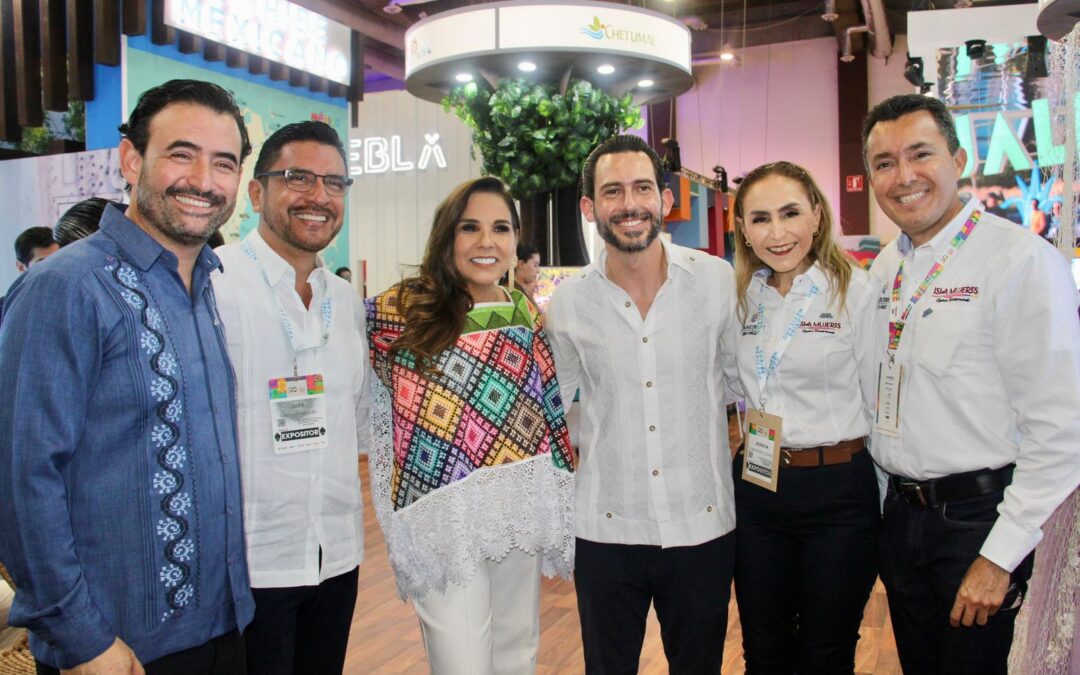 Isla Mujeres fortalece su promoción turística con la campaña Paraíso con Corazón en el Tianguis Turístico de México en Acapulco