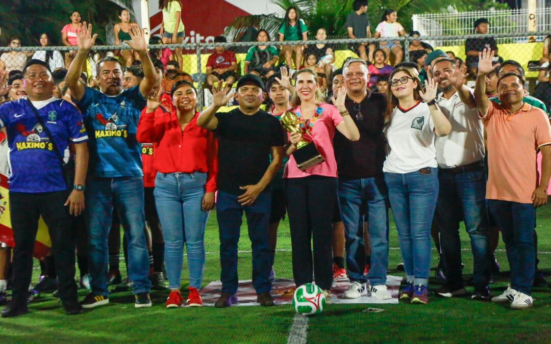 Atenea inaugura el Mundialito Isla Mujeres 2026 para fortalecer la unión y la construcción de paz