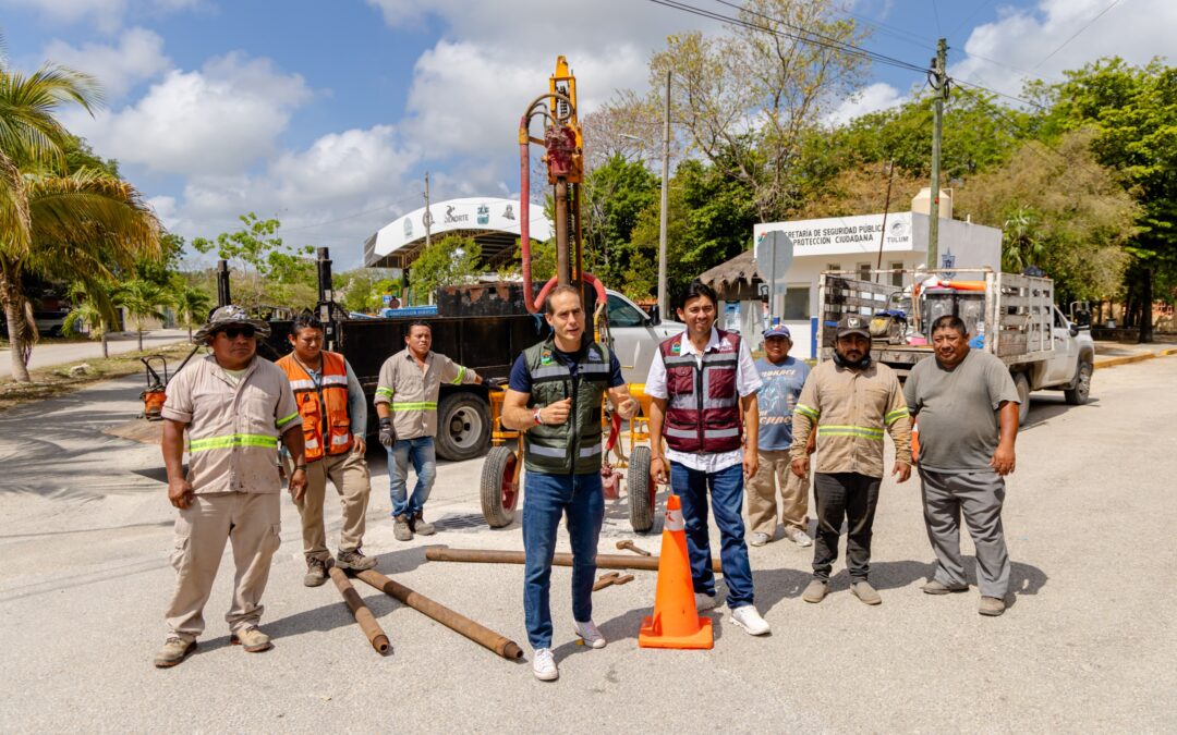 REFUERZAN ACCIONES PREVENTIVAS DE DESAZOLVE ANTE TEMPORADA DE LLUVIAS EN TULUM