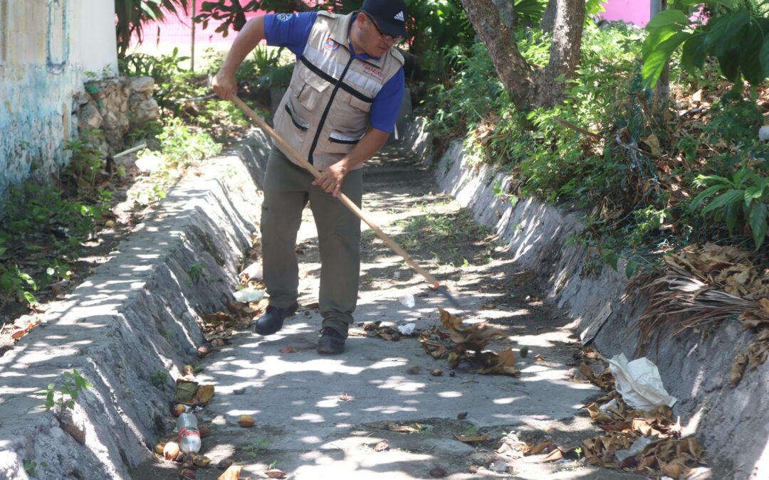 Gobierno de Isla Mujeres refuerza trabajos preventivos ante temporada de lluvias