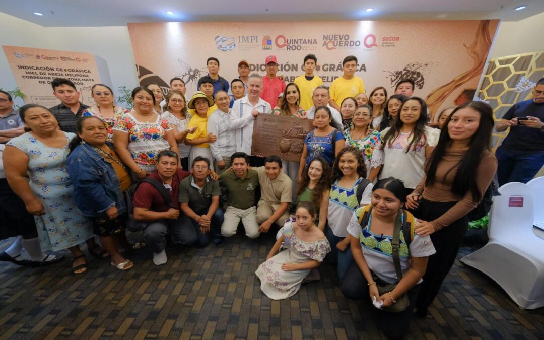 Mara Lezama y Santiago Nieto entregan justicia histórica a familias mayas con la Indicación Geográfica de la miel melipona de Quintana Roo