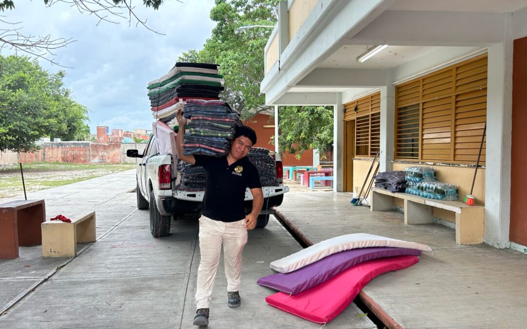 SUPERVISARÁ PROTECCIÓN CIVIL REFUGIOS TEMPORALES EN CANCÚN