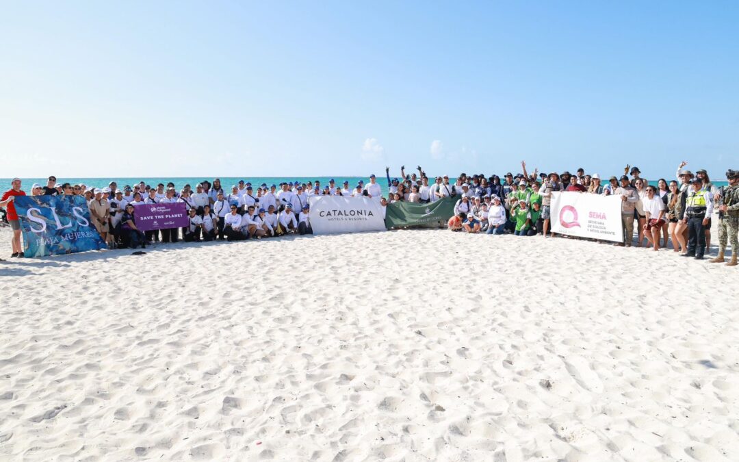 ZOFEMAT Isla Mujeres realiza exitosa Mega Brigada de Limpieza en Isla Blanca