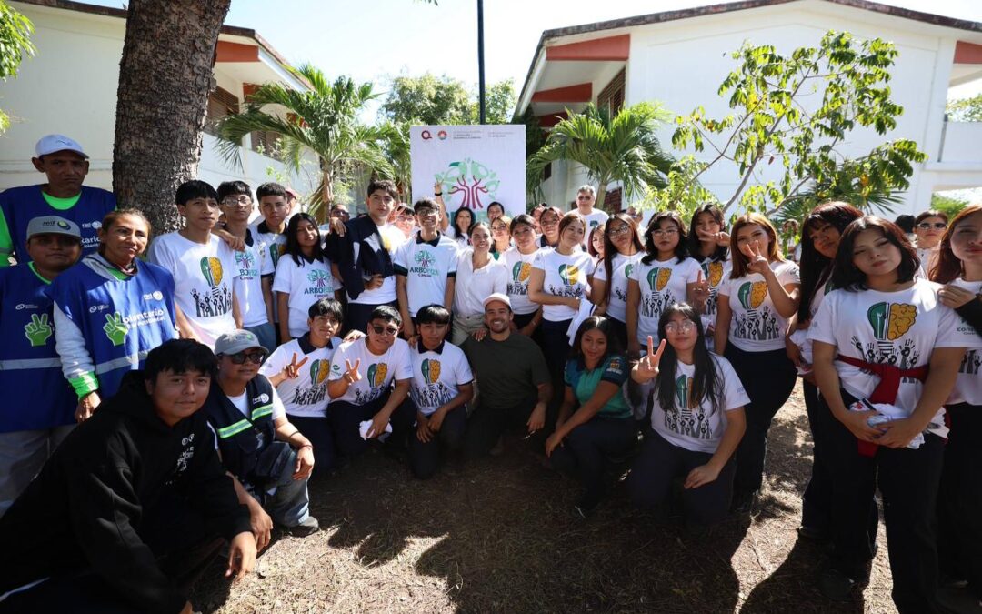 CON ARBORIZA, EN CANCÚN TRANSFORMAMOS ESPACIOS PÚBLICOS Y ESCUELAS: ANA PATY PERALTA
