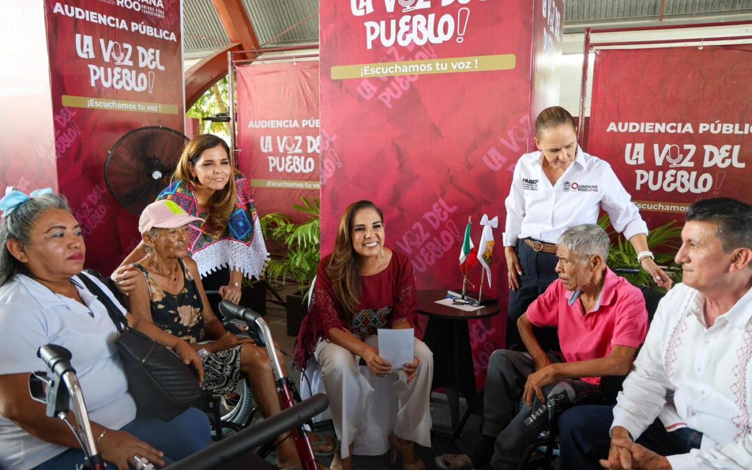 Mara Lezama brinda 976 atenciones en la audiencia pública “La Voz del Pueblo” celebrada en Bacalar
