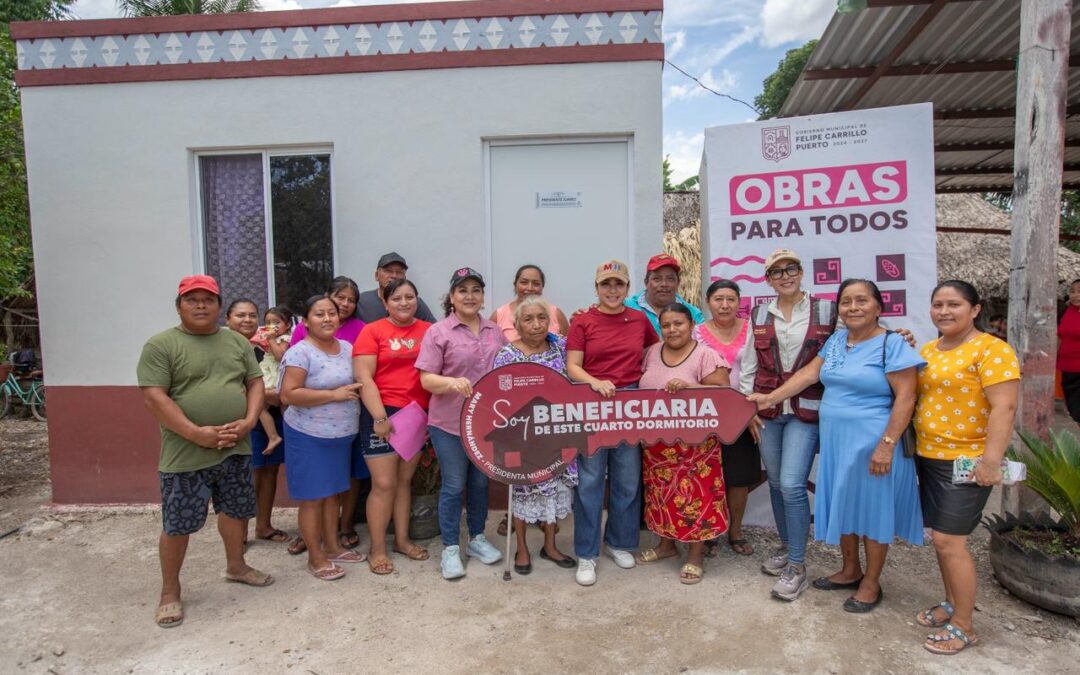 ENTREGA MARY HERNÁNDEZ 30 CUARTOS DORMITORIOS EN RAMONAL Y PRESIDENTE JUÁREZ