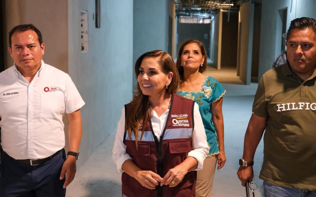 Hospital General de Felipe Carrillo Puerto estará listo antes de fin de año: Mara Lezama