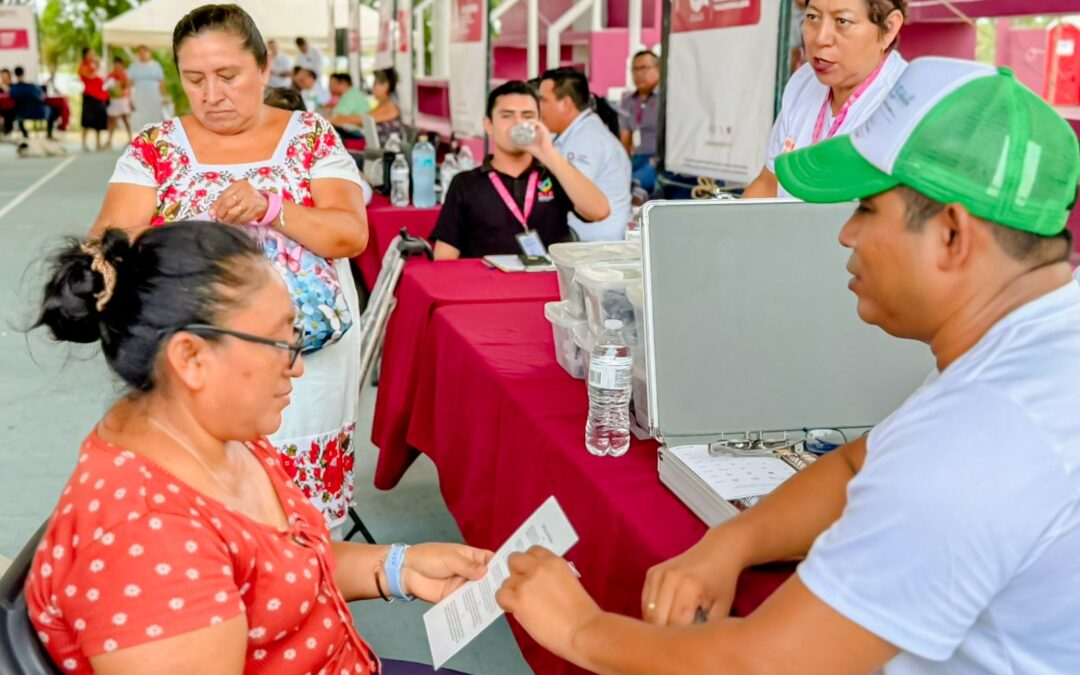 ACERCAN CARAVANAS DE SERVICIOS A COBÁ EN ELIMINACIÓN DE LAS BRECHAS DE DESIGUALDAD Y MEJOR CALIDAD DE VIDA
