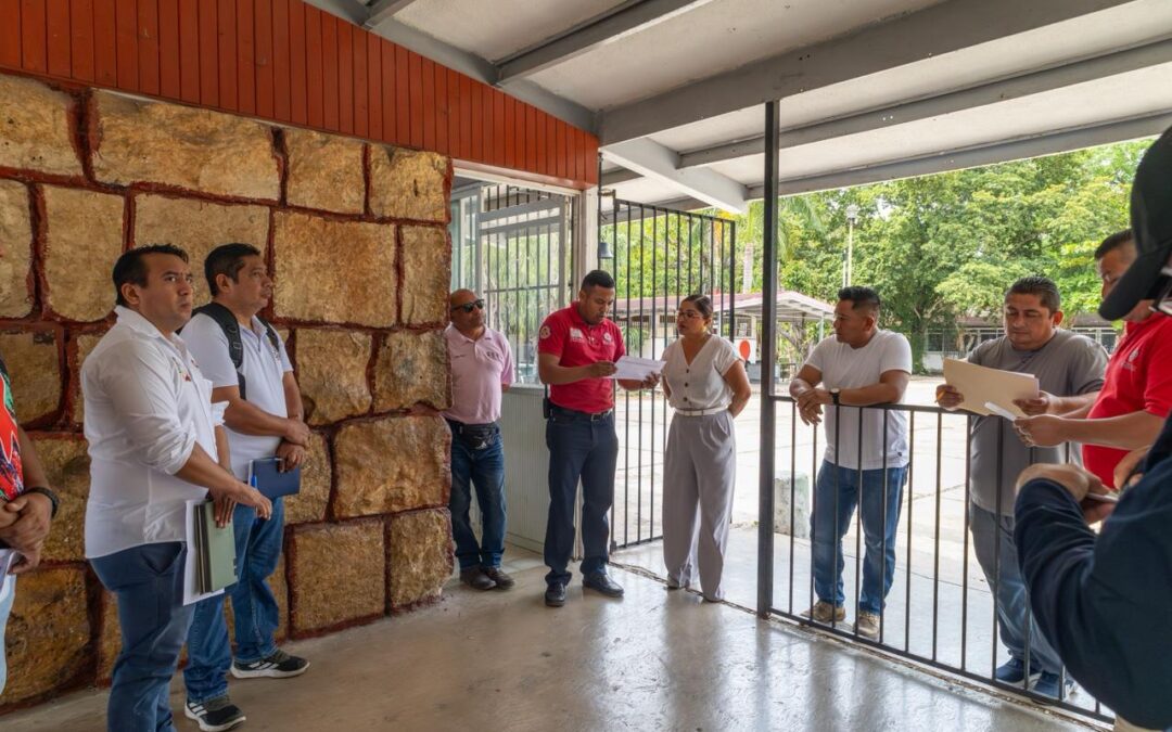 REALIZAN RECORRIDOS DE VERIFICACIÓN EN REFUGIOS ANTE TEMPORADA DE LLUVIAS Y CICLONES 2026