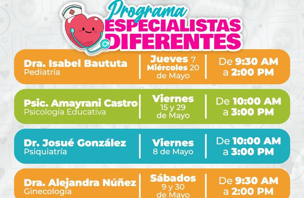 DIF Isla Mujeres fortalece la salud de las familias con el programa “Especialistas DIFerentes”