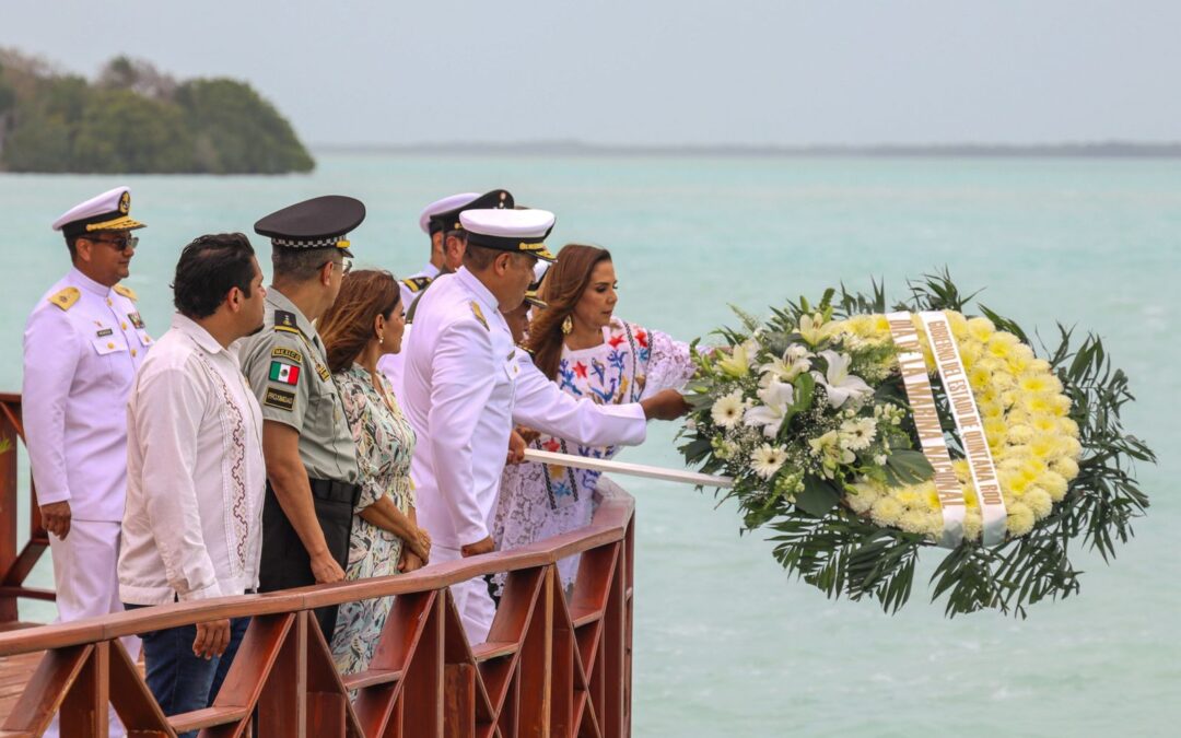Conmemoran en Calderitas el Día de la Marina Nacional y reconocen labor de quienes fortalecen la actividad marítima