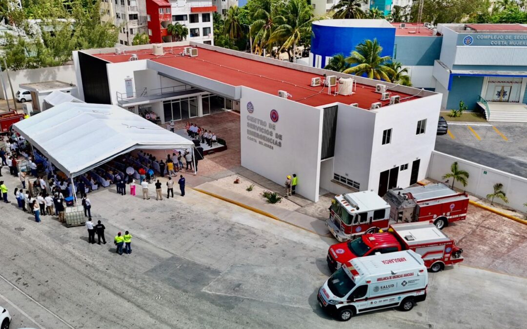 Atenea inaugura el Centro de Servicios de Emergencias de Costa Mujeres para fortalecer la seguridad y la capacidad de respuesta