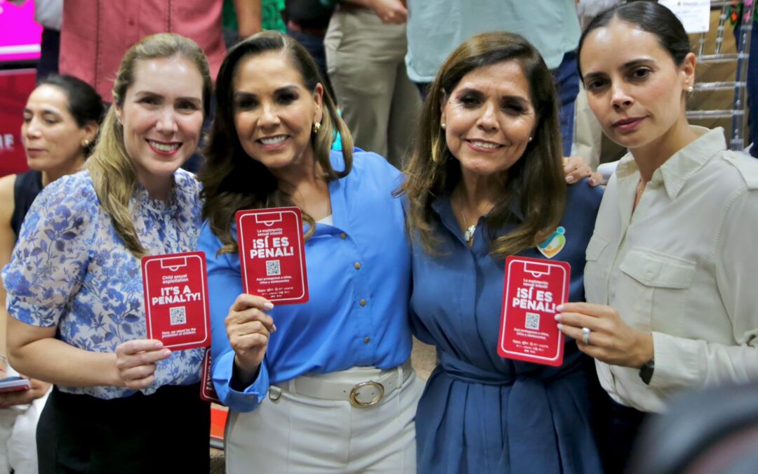 Isla Mujeres se suma a la estrategia “Cero Tolerancia: Tarjeta Roja” para prevenir la explotación sexual infantil