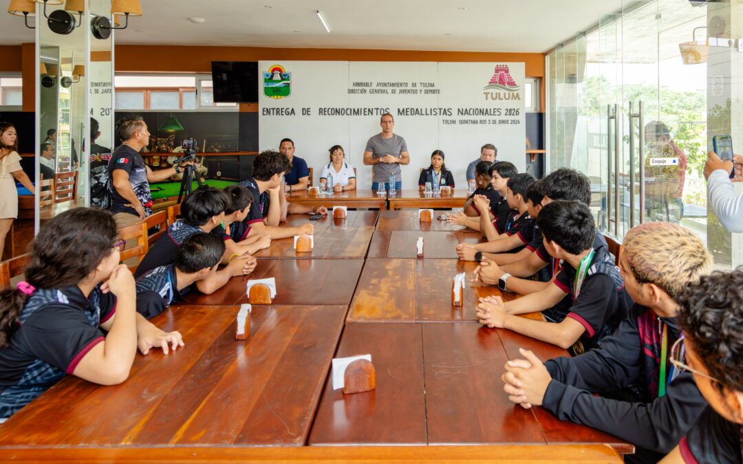 TULUM CELEBRA A SUS CAMPEONES; DEPORTISTAS LOGRAN HISTÓRICO MEDALLERO DE 21 PRESEAS
