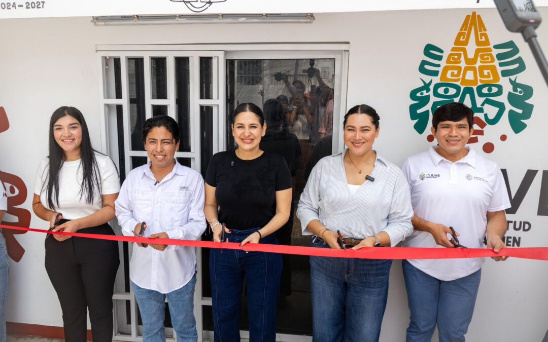 Inaugura Estefanía Mercado Oficina de Enlace de Juventud en Puerto Aventuras