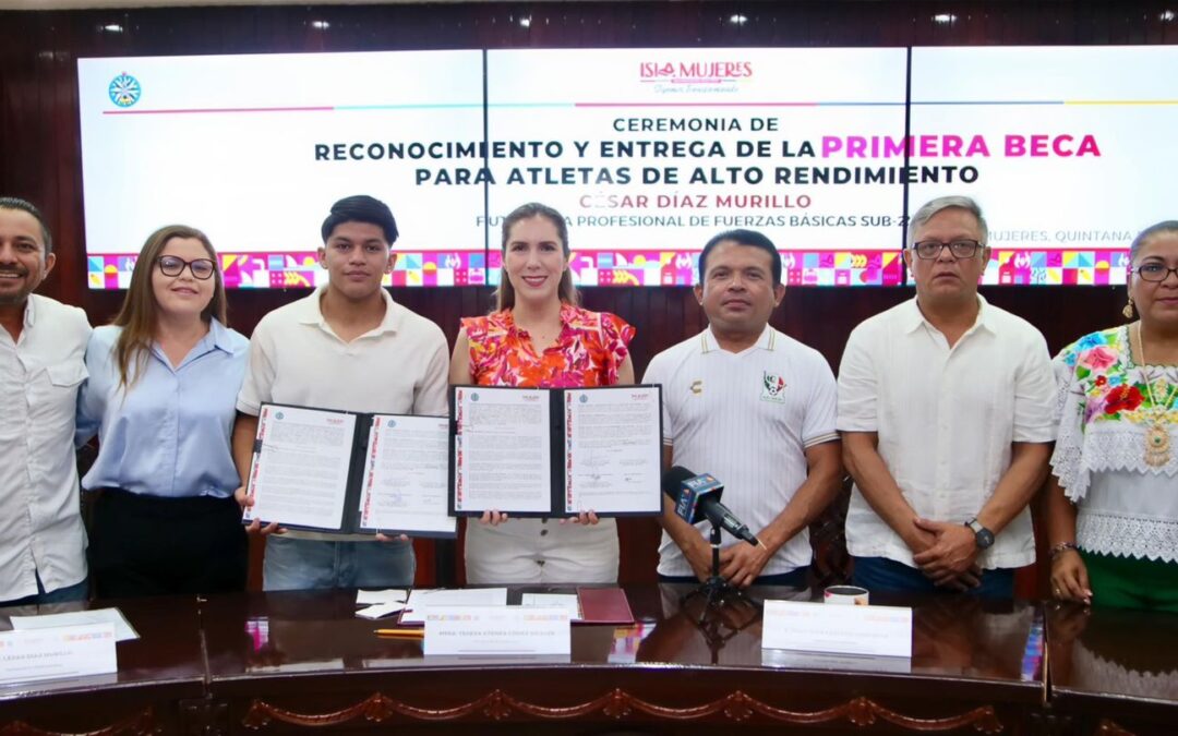 Atenea crea la beca para atletas de alto rendimiento en Isla Mujeres