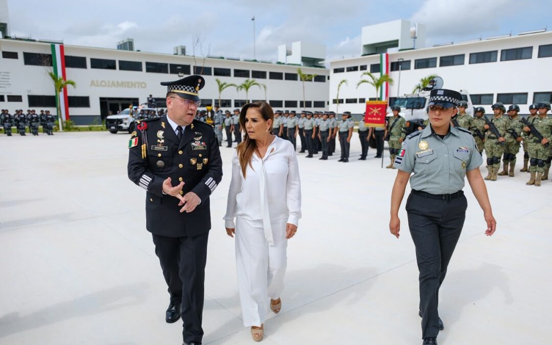 Inauguran Mara Lezama y Guardia Nacional nueva coordinación que reforzará la seguridad del Tren Maya, aeropuertos y destinos turísticos