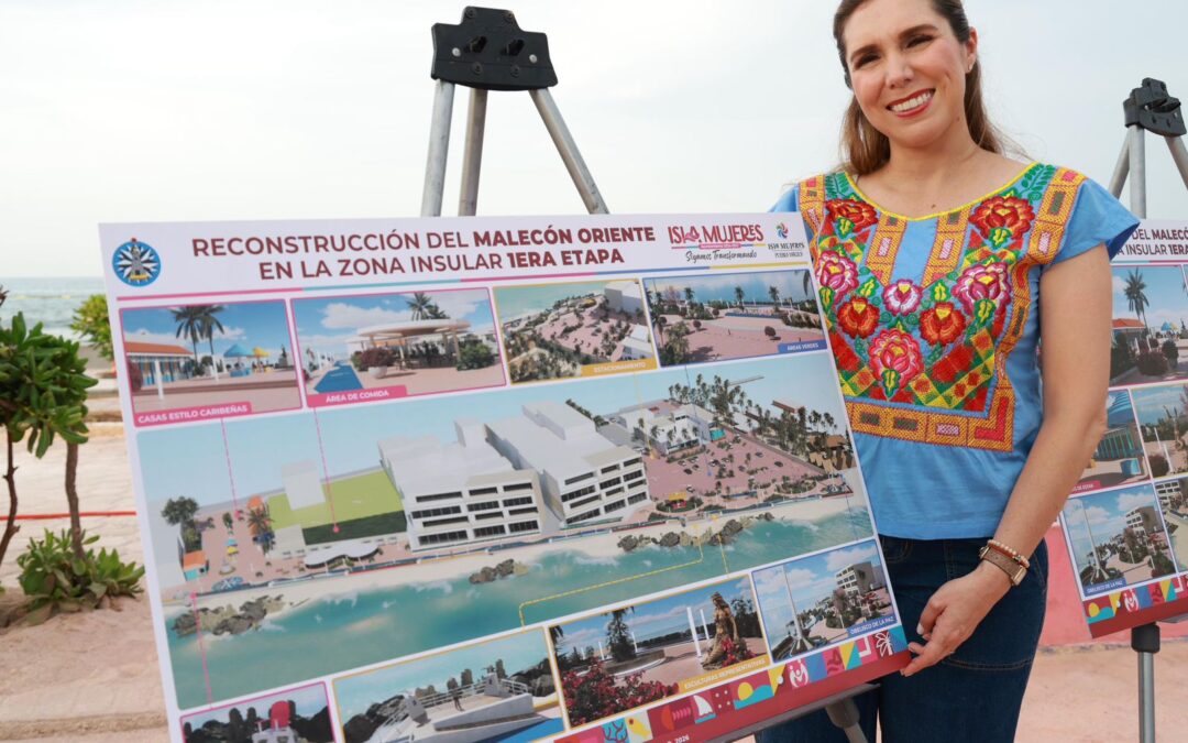 Gobierno de Isla Mujeres inicia la construcción del Malecón “Paseo de las Sirenas”