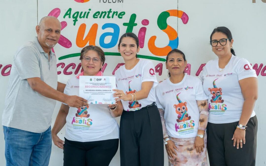DIF TULUM IMPULSA LA PREVENCIÓN DE RIESGOS PSICOSOCIALES EN ADOLESCENTES CON EL PROGRAMA “AQUÍ ENTRE KUATIS”