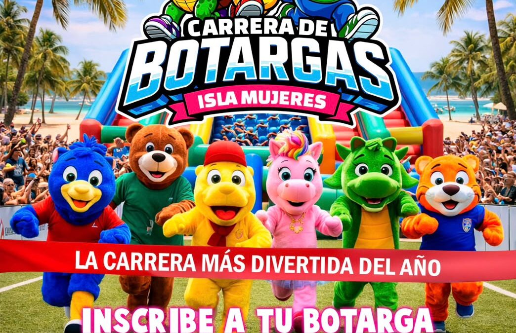 Gobierno Municipal invita a participar en la Carrera de Botargas en Isla Mujeres