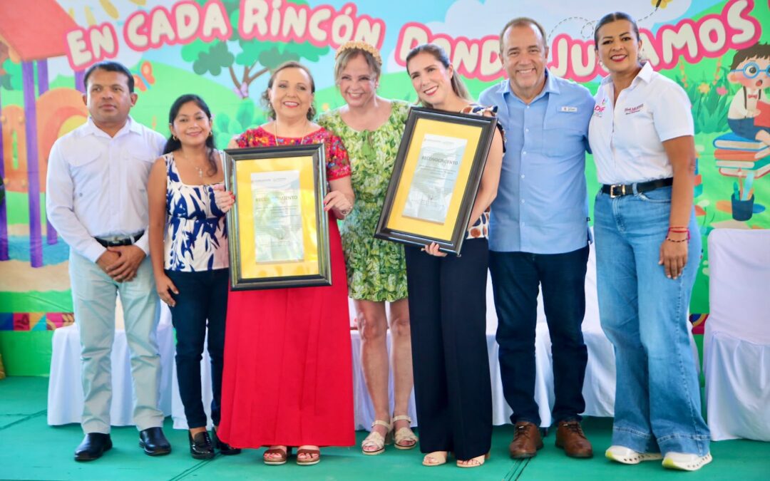 Gobierno de México reconoce al Gobierno de Atenea por sus políticas públicas en favor de la niñez de Isla Mujeres