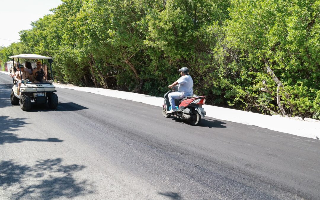 Atenea avanza con la transformación de la avenida Sac Bajo en Isla Mujeres