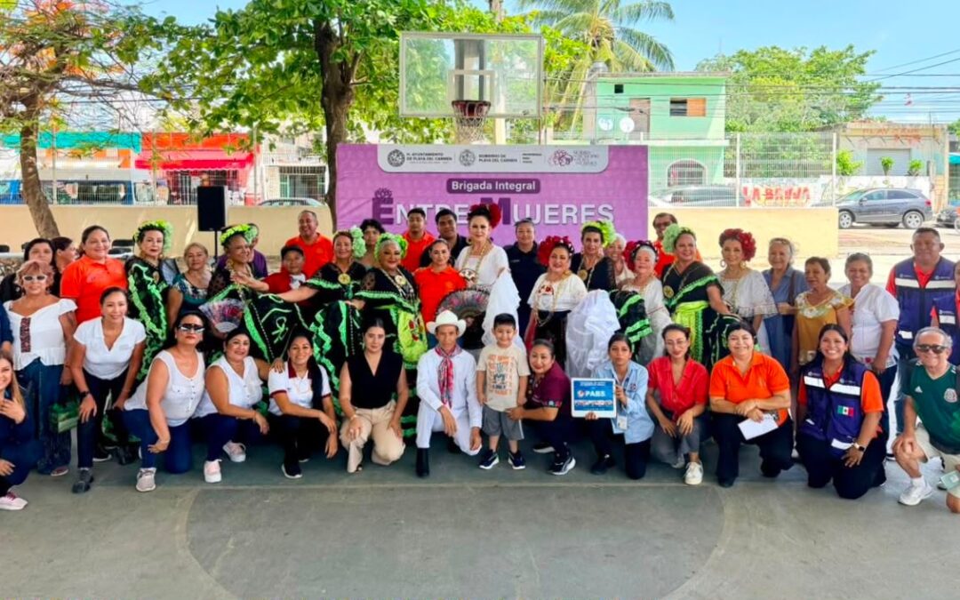 Gobierno de Estefanía Mercado impulsa acciones de apoyo integral para las mujeres de Playa del Carmen