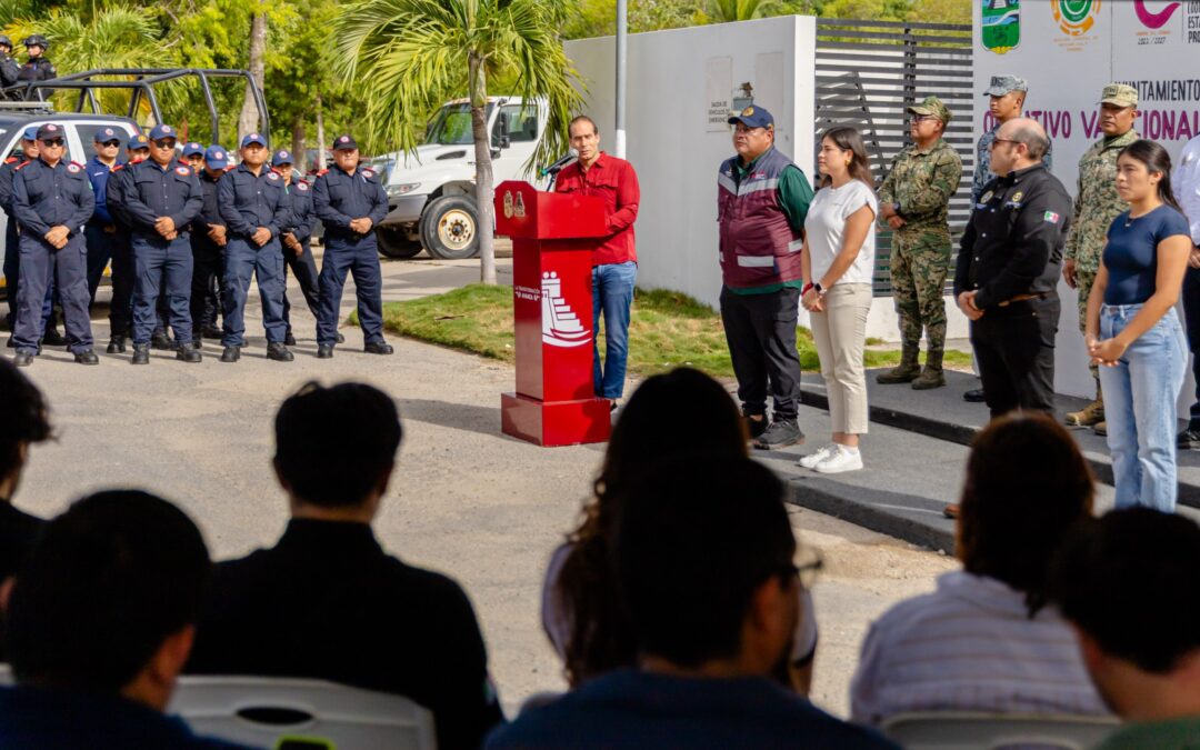 ARRANCA DIEGO CASTAÑÓN TREJO EL OPERATIVO VACACIONAL VERANO 2026 EN TULUM