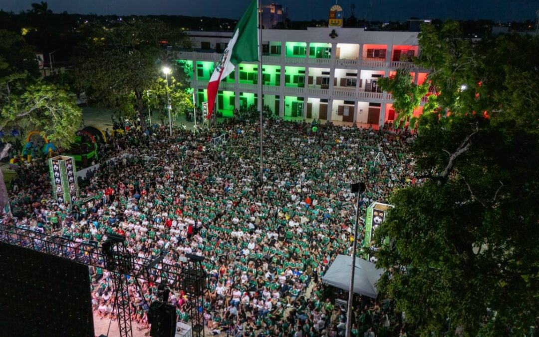 Chetumal vive una emocionante noche de FutFest que marcó el cierre de la participación de México en el Mundial.