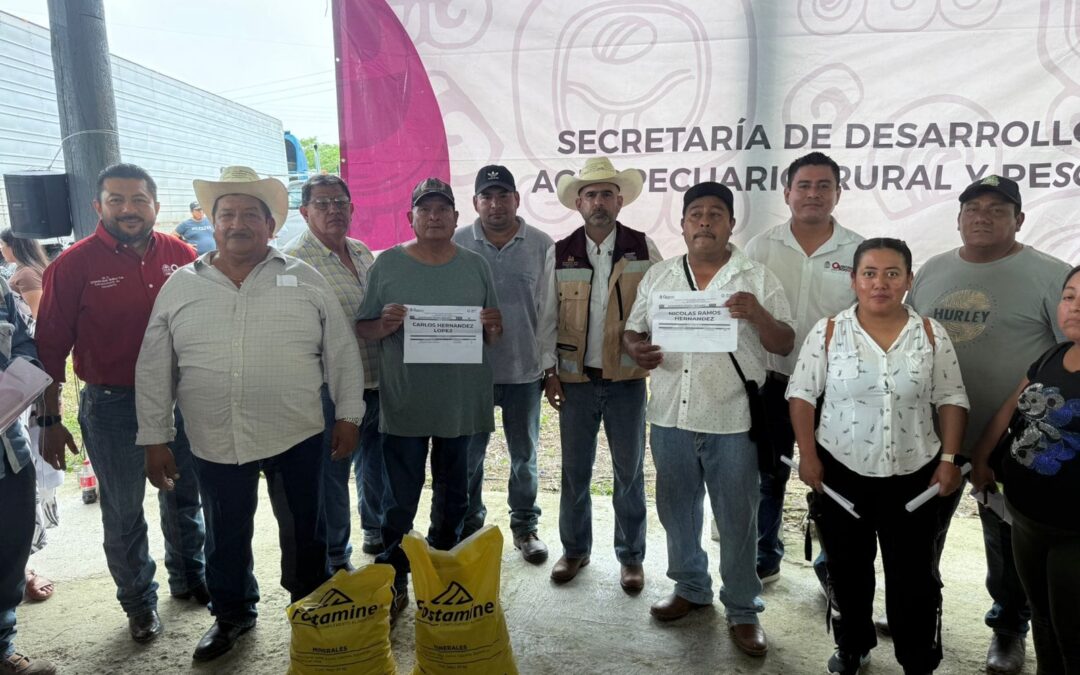 Inicia SEDARPE entrega de apoyos ganaderos en Quintana Roo