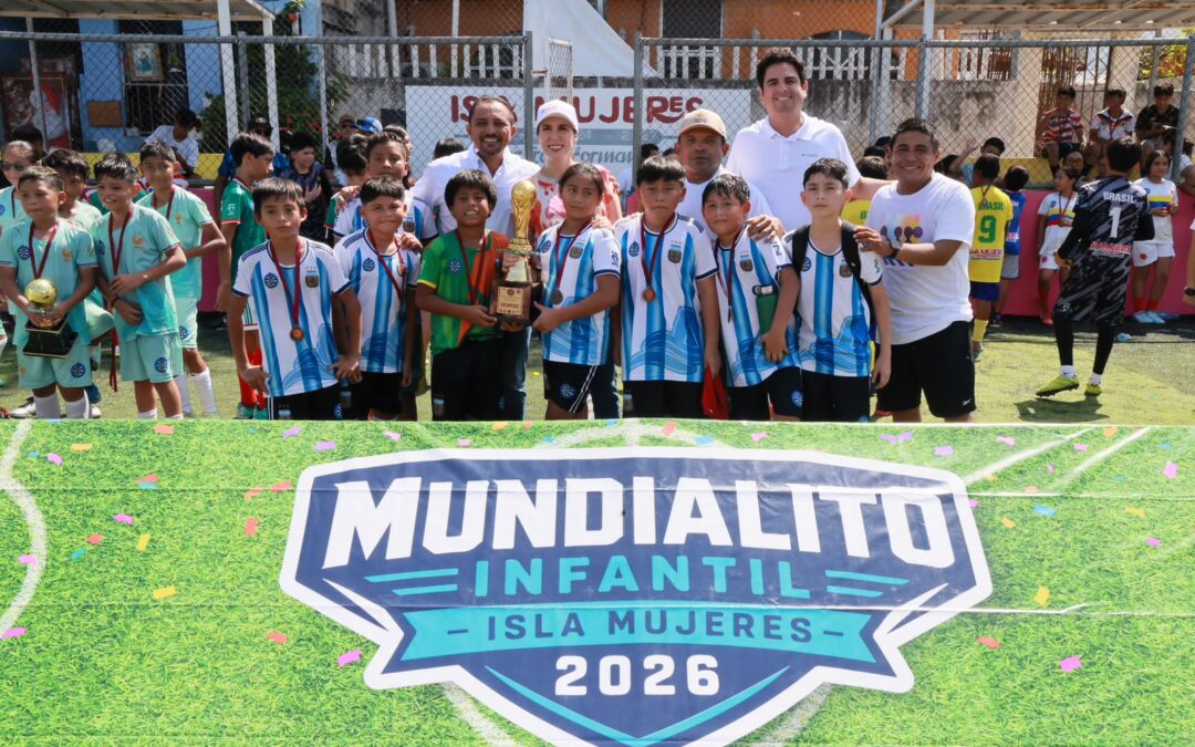 Gobierno de Isla Mujeres celebra con éxito la gran final del Mundialito Isleño Infantil 2026