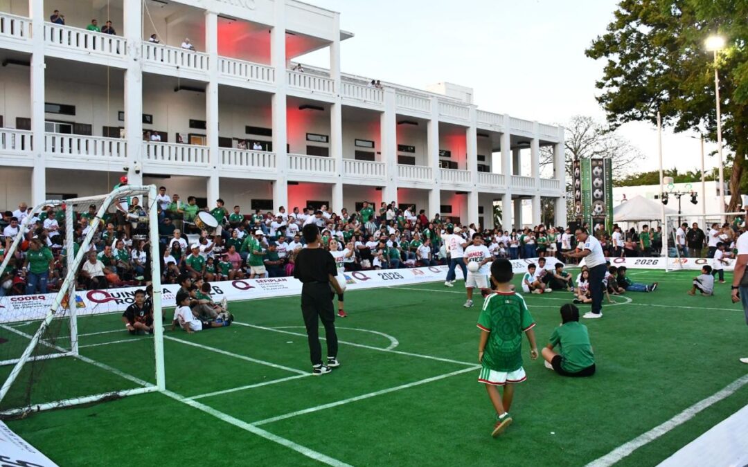 Concluye FutFest Chetumal tras reunir a miles durante el Mundial de Fútbol.