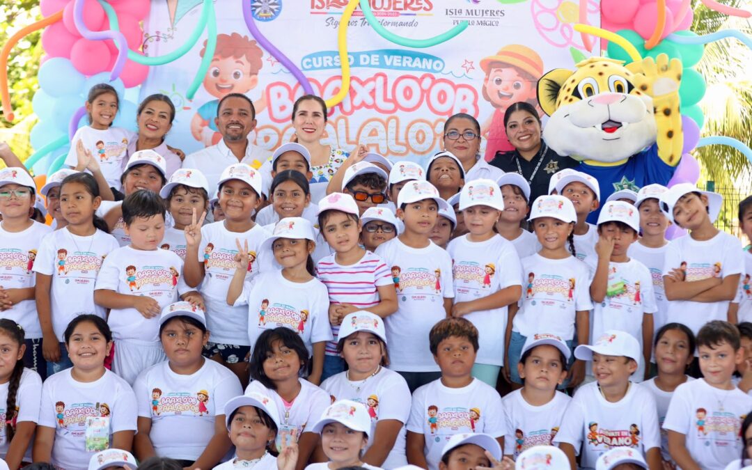 Gobierno de Isla Mujeres inicia el curso de verano “Baaxlo’ob Paalalo’ob 2026”