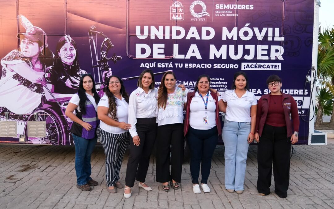 Presenta Mara Lezama Unidad Móvil para llevar atención integral a mujeres de las comunidades más alejadas de Quintana Roo