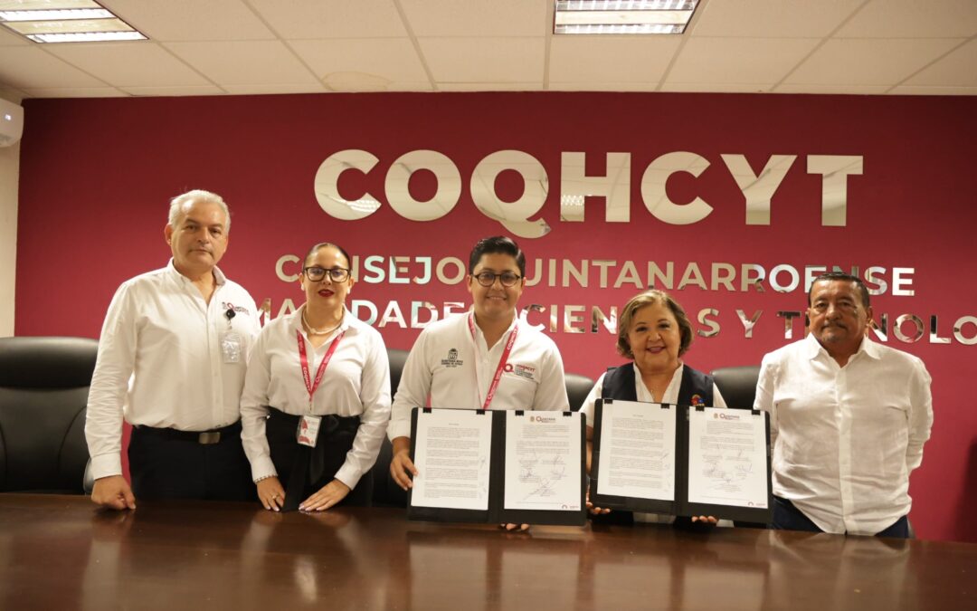 Entrega SABGOB distintivo de Excelencia en el Servicio Público al COQHCYT