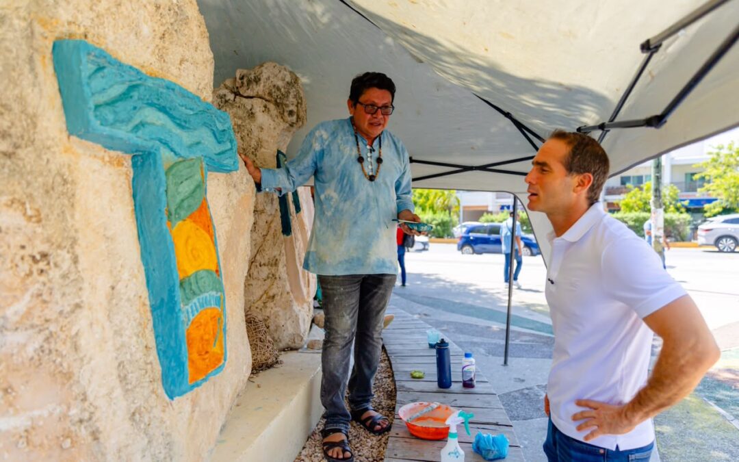 RESCATAN IDENTIDAD MAYA EN LAS LETRAS EMBLEMÁTICAS DE TULUM