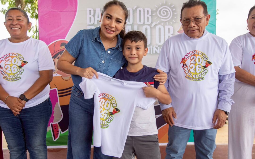 INAUGURA MARY HERNÁNDEZ CURSO DE VERANO BAAXLO’OB PAALALO’OB “JUEGO DE NIÑ@S”