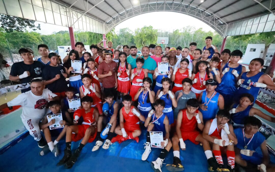 Gobierno Municipal celebra con éxito la Copa Municipal de Boxeo en Ciudad Mujeres
