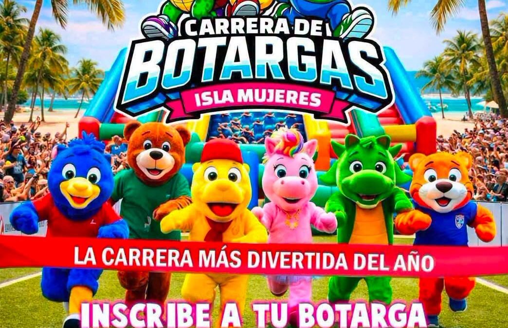 Gobierno de Isla Mujeres invita a la ciudadanía a participar en la Carrera de Botargas