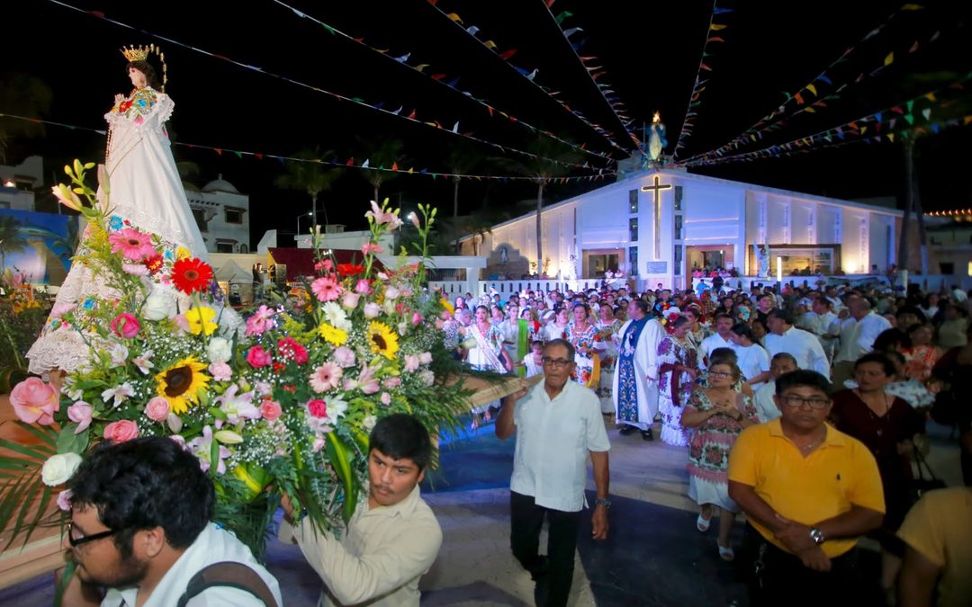 Isla Mujeres celebra la tradicional Vaquería en el marco de las Fiestas Patronales en honor a la Virgen de la Asunción