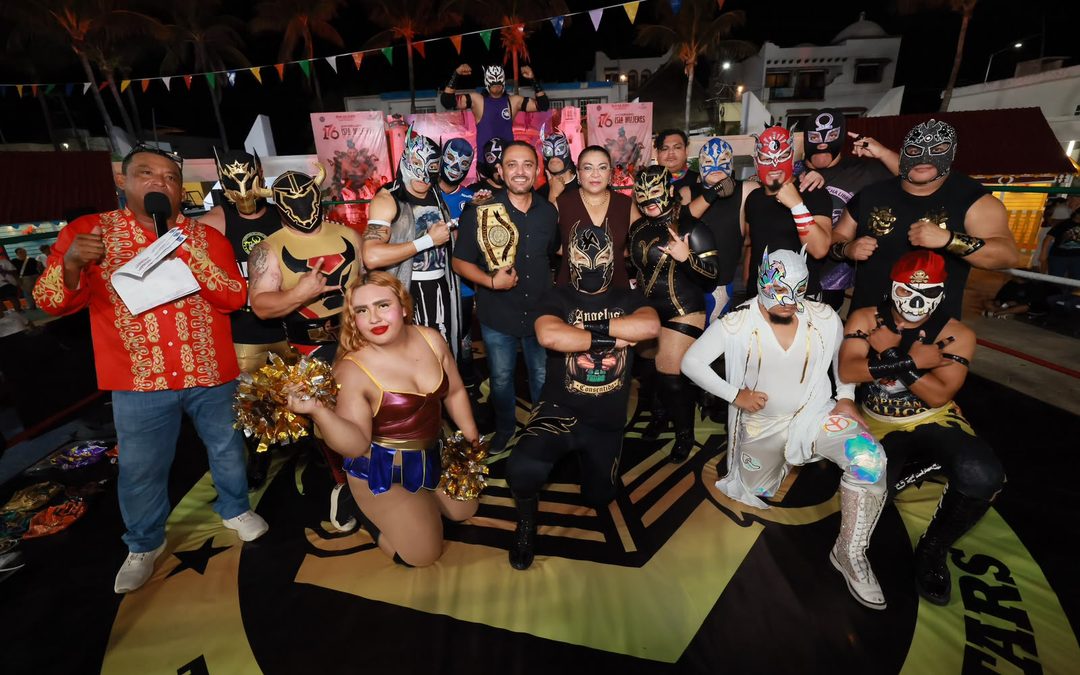 Isla Mujeres vibró con la segunda edición de Lucha Libre “Furia en el Caribe”