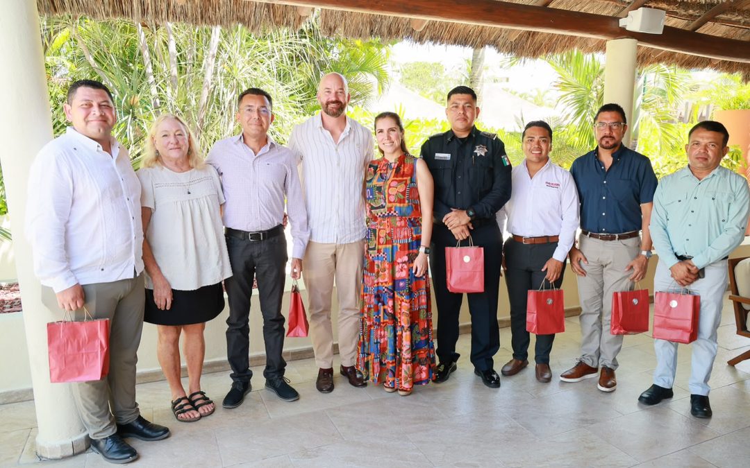 Atenea Gómez y Justen A. Thomas fortalecen coordinación entre Isla Mujeres y Consulado de Estados Unidos