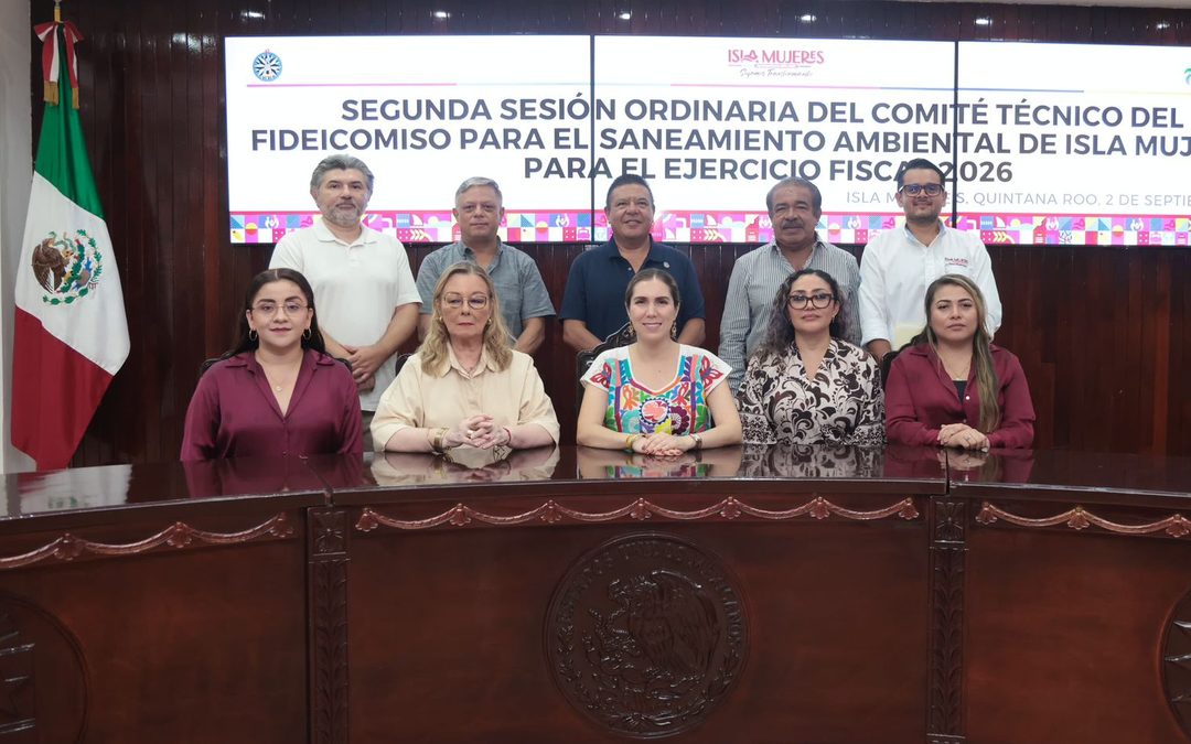Ayuntamiento de Isla Mujeres transparenta avances de obras financiadas con recursos de Saneamiento Ambiental