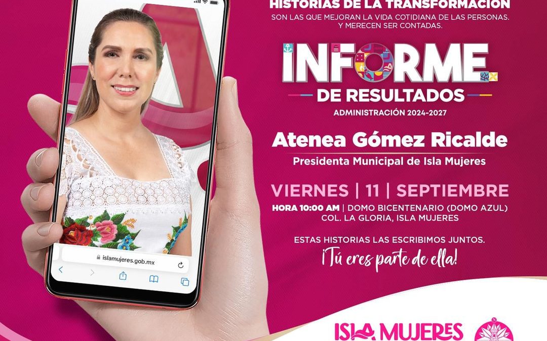 Atenea Gómez invita a las familias isleñas a su Informe de Resultados “Historias de la Transformación”