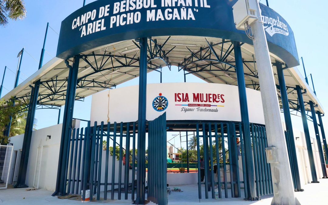 Atenea Gómez entregará renovado Campo de Béisbol Infantil a la comunidad beisbolera