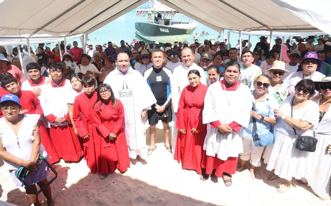 Isla Mujeres fortalece sus tradiciones con la XXVII Procesión Marítima hacia Isla Contoy