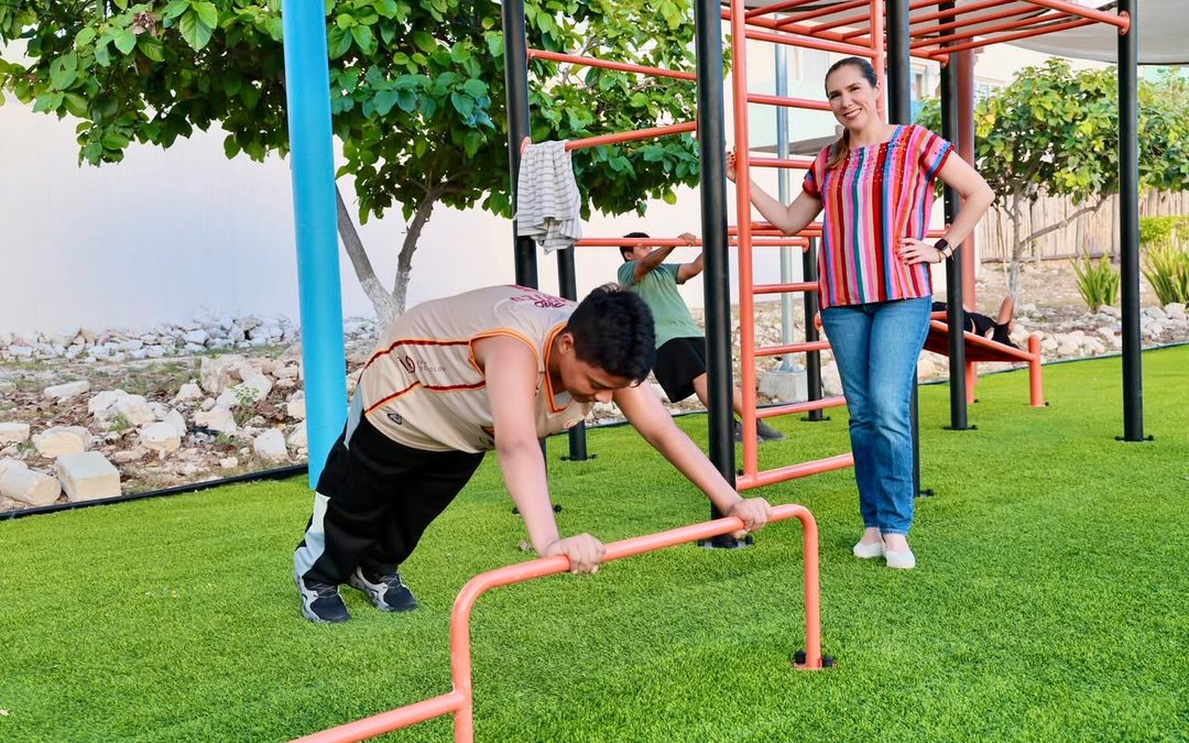 Atenea Gómez Ricalde entrega primera etapa del Parque Las Iguanas para las familias isleñas